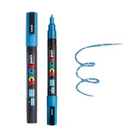  UNI POSCA dekormarker 0.9 mm PC-3ML CSILLÁMLÓ VILÁGOSKÉK (L8) 1 db
