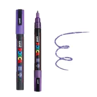   UNI POSCA dekormarker 0.9 mm PC-3ML CSILLÁMLÓ LILA (L12) 1 db