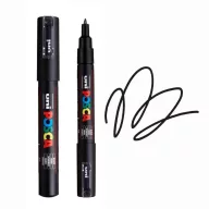 UNI POSCA dekormarker 0.7 mm PC-1M FEKETE (24) 1 db