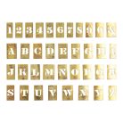 Tim Holtz Stencil Chips Mini Chipboard díszítőelem / Stencil Idea-ology (1 csomag)