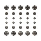 Tim Holtz Screw Heads Fém díszítőelem Idea-ology (1 csomag)