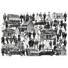 Tim Holtz Paper Dolls Poses Kivágatok Idea-ology (1 csomag)