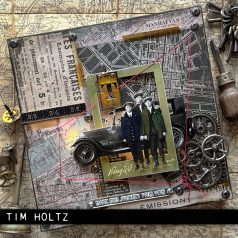   Tim Holtz Layers Photo Studio Keretek díszítőelem készlet Idea-ology (1 csomag)