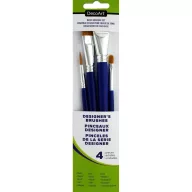   DecoArt Designer's Brush Basecoat Set Ecset készlet (4 db)