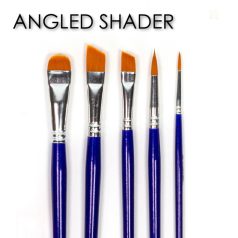   DecoArt Designer's Brush Sets Basics with Angled Shaders Ecset készlet (5 db)
