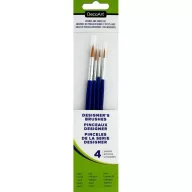   DecoArt Designer's Brush Rounds & Liners Set Ecset készlet (4 db)