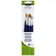   DecoArt Designer's Brush Beginner Set Ecset készlet (6 db)