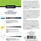 DecoArt Designer's Brush Beginner Set Ecset készlet (6 db)