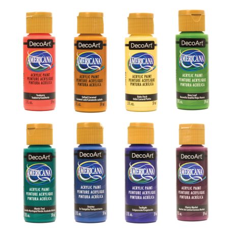 DecoArt Americana® Acrylics 2024 Americana Colors Set Akrilfesték készlet - matt 59ml (8 db)
