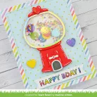 Lawn Fawn Build-a-gumball Machine Vágósablon LF3431 Lawn Cuts (1 csomag)