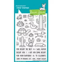   Lawn Fawn Critters In The Desert Szilikonbélyegző LF3415 Clear Stamps (1 csomag)