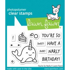   Lawn Fawn You're So Narly Szilikonbélyegző LF3297 Clear Stamps (1 csomag)