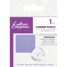   Crafter's Companion  3 az 1-ben saroklyukasztó Corner Punch Rounded 3-in-1 (1 db)