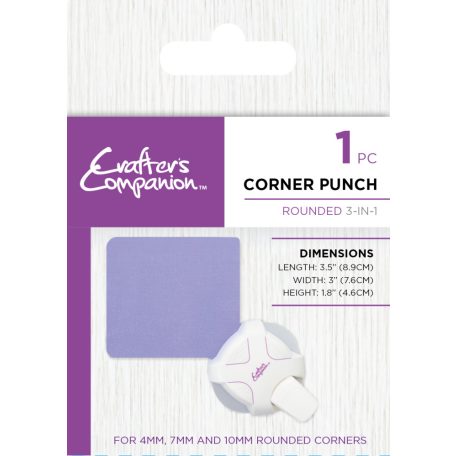 Crafter's Companion  3 az 1-ben saroklyukasztó Corner Punch Rounded 3-in-1 (1 db)