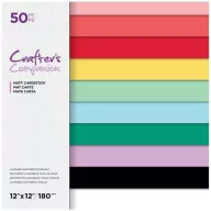   Crafter's Companion Everyday Brights Scrapbook Papírkészlet / Alapkarton 12" (30 cm) Matt Cardstock (50 lap)