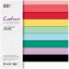 Crafter's Companion Everyday Brights Scrapbook Papírkészlet / Alapkarton 12" (30 cm) Matt Cardstock (50 lap)
