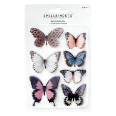   Spellbinders Sunrise 3D Pillangó matrica Butterflies Stickers (7 db)
