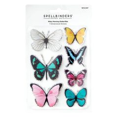   Spellbinders Misty Morning 3D Pillangó matrica Butterflies Stickers (7 db)