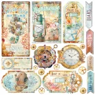 Ciao Bella Coral Reef Vellum kivágóív készlet 6" (15 cm) Vellum Fussy Cut (6 ív)