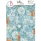 Ciao Bella Coral Reef Vellum papírkészlet A4 Vellum Paper Patterns (6 ív)