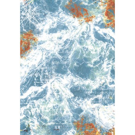 Ciao Bella Coral Reef Vellum papírkészlet A4 Vellum Paper Patterns (6 ív)