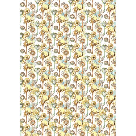 Ciao Bella Coral Reef Vellum papírkészlet A4 Vellum Paper Patterns (6 ív)