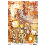   Ciao Bella Coral Reef Rizspapír A4 steam knobs Rice Paper (1 ív)