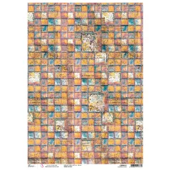   Ciao Bella Coral Reef Rizspapír A3 corroded layers Rice Paper (1 ív)