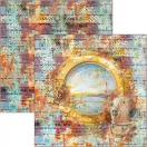 Ciao Bella Coral Reef Scrapbook papírkészlet 12" (30 cm) Patterns Pad (8 ív)