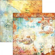   Ciao Bella Coral Reef Scrapbook papírkészlet 8" (20 cm) Paper Pad (12 ív)