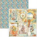 Ciao Bella Coral Reef Scrapbook papírkészlet 8" (20 cm) Paper Pad (12 ív)
