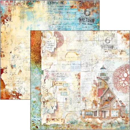 Ciao Bella Coral Reef Scrapbook papírkészlet 8" (20 cm) Paper Pad (12 ív)