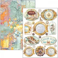Ciao Bella Coral Reef Papírkészlet A4 Creative Pad (9 ív)