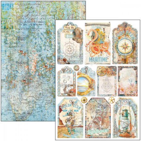 Ciao Bella Coral Reef Papírkészlet A4 Creative Pad (9 ív)