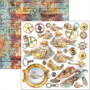 Ciao Bella Coral Reef Kivágóív készlet 6" (15 cm) Fussy Cut Pad (24 ív)