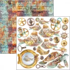 Ciao Bella Coral Reef Kivágóív készlet 6" (15 cm) Fussy Cut Pad (24 ív)