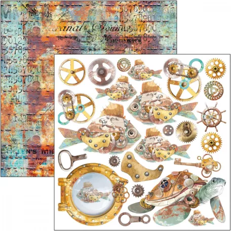 Ciao Bella Coral Reef Kivágóív készlet 6" (15 cm) Fussy Cut Pad (24 ív)