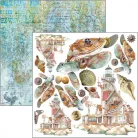 Ciao Bella Coral Reef Kivágóív készlet 6" (15 cm) Fussy Cut Pad (24 ív)