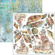   Ciao Bella Coral Reef Kivágóív készlet 6" (15 cm) Fussy Cut Pad (24 ív)