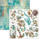 Ciao Bella Coral Reef Kivágóív készlet 6" (15 cm) Fussy Cut Pad (24 ív)