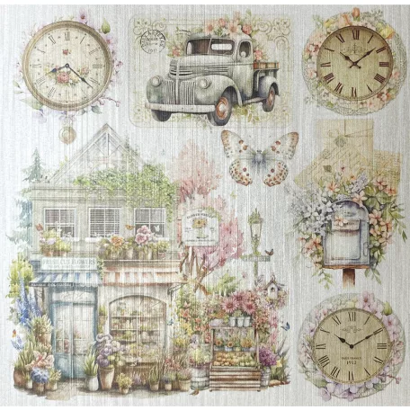 Ciao Bella Flower Shop Papírkészlet 6" (15 cm) Deluxe Paper Pearl (5 ív)