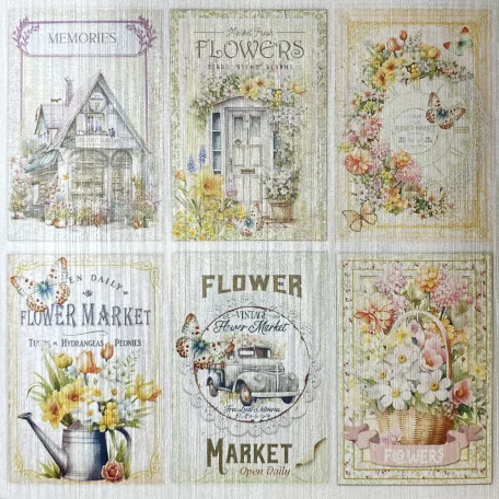 Ciao Bella Flower Shop Papírkészlet 6" (15 cm) Deluxe Paper Pearl (5 ív)