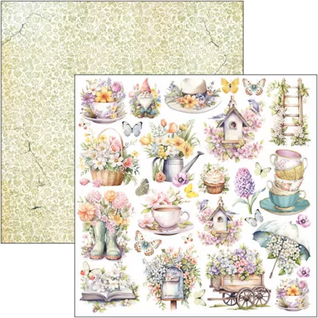 Ciao Bella Flower Shop Scrapbook papírkészlet 12" (30 cm) Patterns Pad (8 ív)
