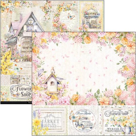Ciao Bella Flower Shop Scrapbook papírkészlet 12" (30 cm) Paper Pad (12 ív)