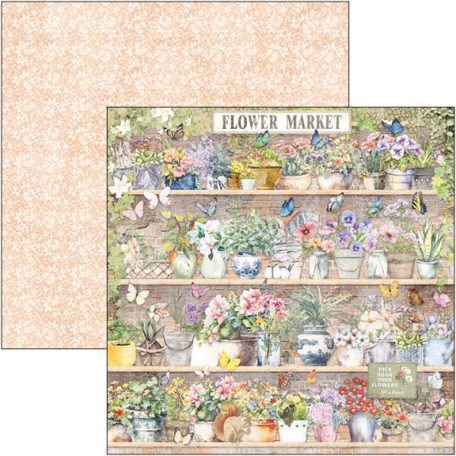 Ciao Bella Flower Shop Scrapbook papírkészlet 12" (30 cm) Paper Pad (12 ív)