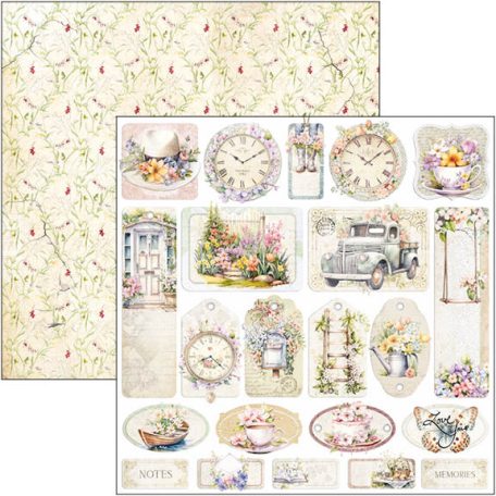 Ciao Bella Flower Shop Scrapbook papírkészlet 12" (30 cm) Paper Pad (12 ív)