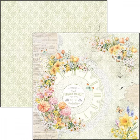 Ciao Bella Flower Shop Scrapbook papírkészlet 8" (20 cm) Paper Pad (12 ív)