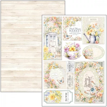 Ciao Bella Flower Shop Papírkészlet A4 Creative Pad (9 ív)