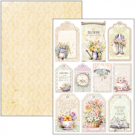 Ciao Bella Flower Shop Papírkészlet A4 Creative Pad (9 ív)