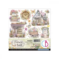   Ciao Bella Flower Shop Kivágóív készlet 6" (15 cm) Fussy Cut Pad (24 ív)